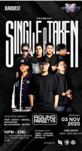 BABLAS KEMANG JAKARTA - SINGLE OR TAKEN