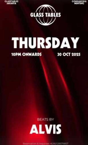 GLASS TABLES JAKARTA - THURSDAY