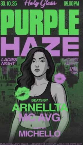HOLY GLASS BEKASI - PURPLE HAZE