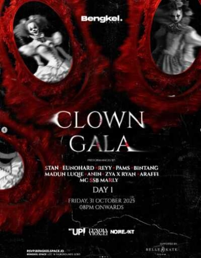 BENGKEL SCBD JAKARTA - CLOWN GALA