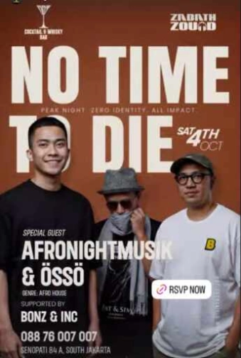 007 COCKTAIL & WHISKY BAR SENOPATI JAKARTA - NO TIME TO DIE