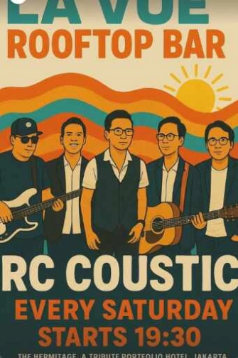 LA VUE ROOFTOP BAR MENTENG JAKARTA - SATURDAY