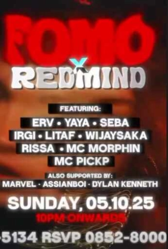 DELULU JAKARTA - FOMO X REDMIND