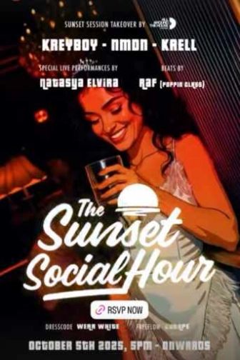 IZZY SOCIAL CLUB GUNAWARMAN JAKARTA - THE SUNSET SOCIAL HOUR