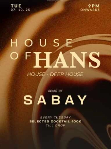 MR HANS BAR SENOPATI JAKARTA - HOUSE OF HANS