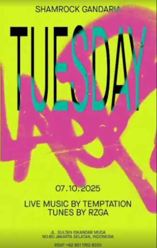 SHAMROCK GANDARIA JAKARTA - TUESDAY