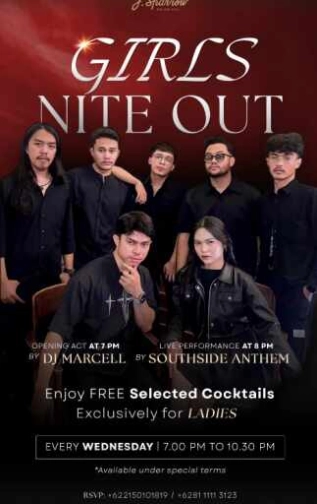 J SPARROW KUNINGAN JAKARTA - GIRLS NITE OUT