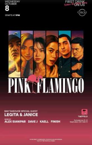 TWO FOLD GUNAWARMAN JAKARTA - PINK FLAMINGO