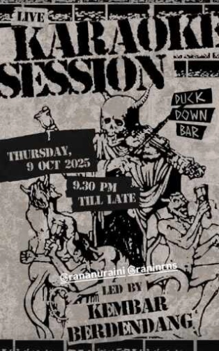 DUCK DOWN GUNAWARMAN - KARAOKE SESSION