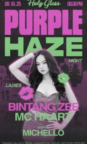 HOLY GLASS BEKASI - PURPLE HAZE