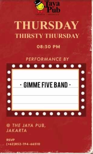 JAYAPUB MENTENG JAKARTA - THURSDAY THIRSTY THURSDAY