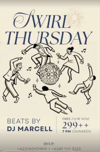 J SPARROW KUNINGAN JAKARTA - JWIRL THURSDAY