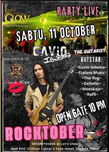 LETS GLOW (OGC) KTV LOUNGE BAR JAKARTA - ROCKTOBER