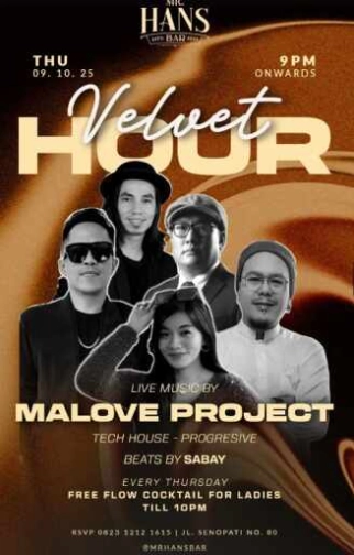 MR HANS BAR JAKARTA - VELVET  HOUR