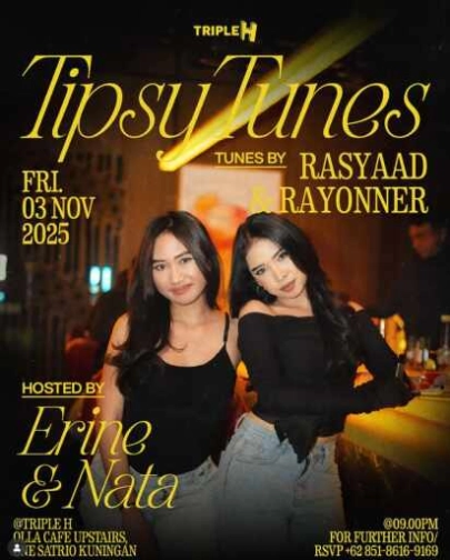 TRIPLE H CLUB SCBD JAKARTA - TIPSY TUNES