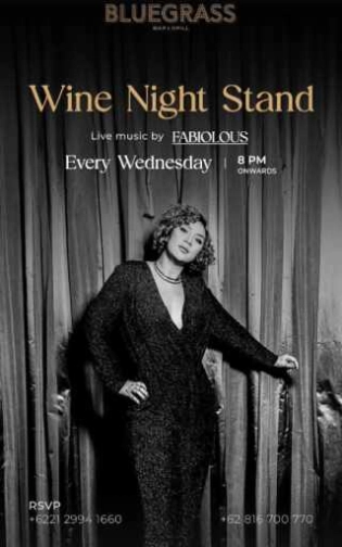BLUEGRASS JAKARTA - WINE NIGHT STAND