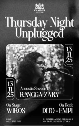 CAMDEN SUNTER JAKARTA - THURSDAY NIGHT  UNPLUGGED
