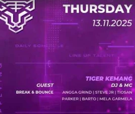 GOLDEN TIGER KEMANG JAKARTA  THURSDAY