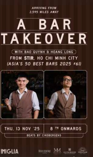 BAR MIGLIA JAKARTA - A BAR TAKEOVER