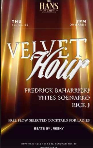 MR HANS BAR JAKARTA - VELVET HOUR