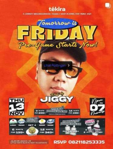 TEKIRA JAKARTA - TOMORROW IS FRIDAY