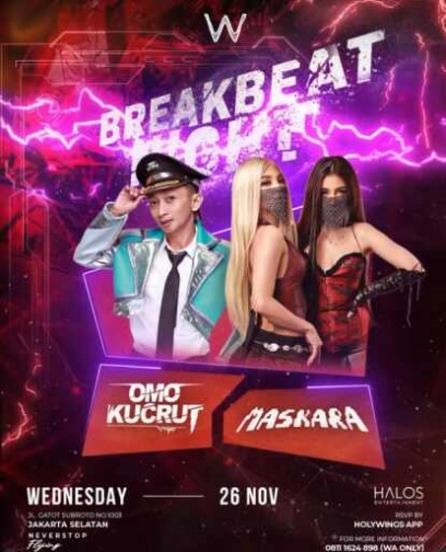 W SUPER CLUB JAKARTA - BREAKBEAT NIGHT