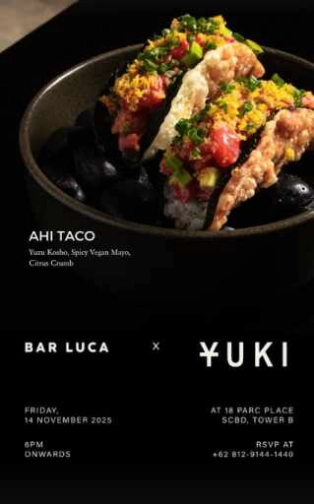 BAR LUCA SENAYAN JAKARTA - FRIDAY