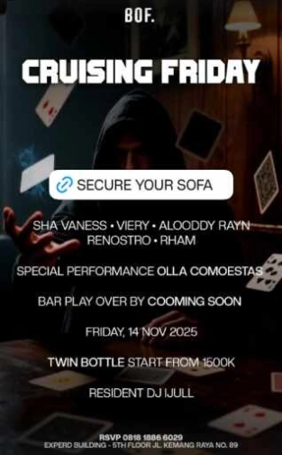 BOF KEMANG JAKARTA - CRUISING FRIDAY