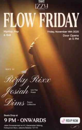IZZY SOCIAL CLUB JAKARTA - FLOW FRIDAY