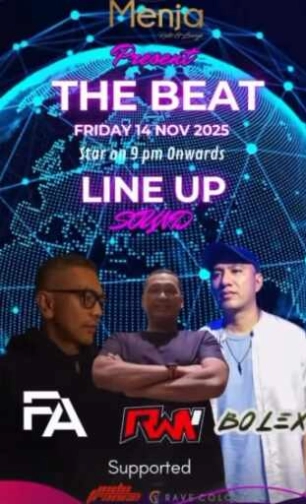 MENJA RESTO & LOUNGE JAKARTA - PRESENT THE BEAT