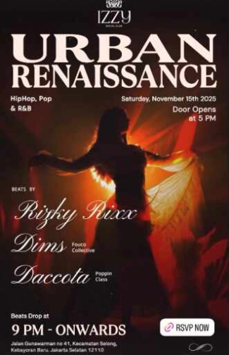 IZZY SOCIAL CLUB GUNAWARMAN JAKARTA - URBAN RENAISSANCE