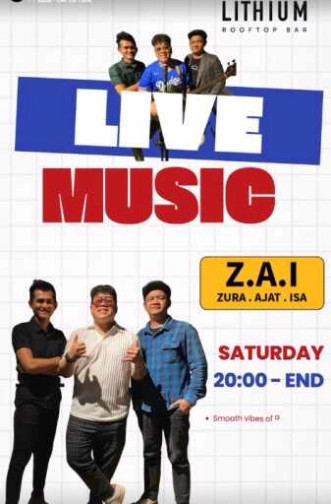 LITHIUM ROOFTOP JAKARTA - SATURDAY