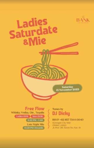 THE BANK KUNINGAN JAKARTA - SATURDATE