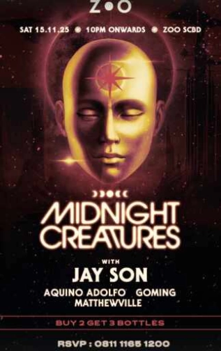 ZOO SCBD JAKARTA - MIDNIGHT CREATURES