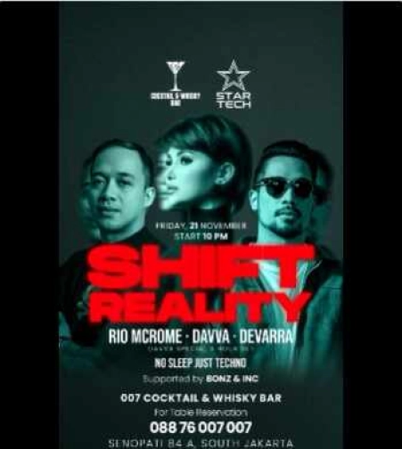 007 COCKTAIL & WHISKY BAR SENOPATI - SHIFT REALITY