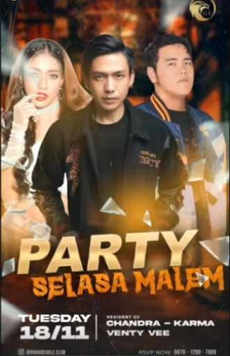 GRAND EAGLE CLUB PENJARINGAN JAKARTA - PARTY SELASA MALEM