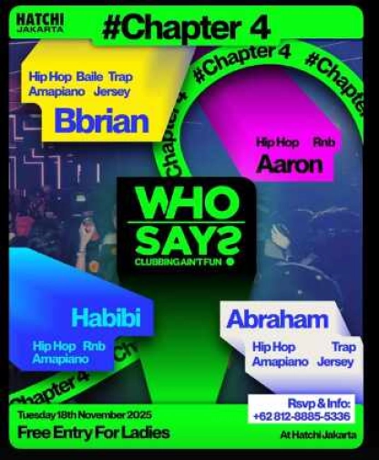 HATCHI PONDOK INDAH JAKARTA - WHO SAY?