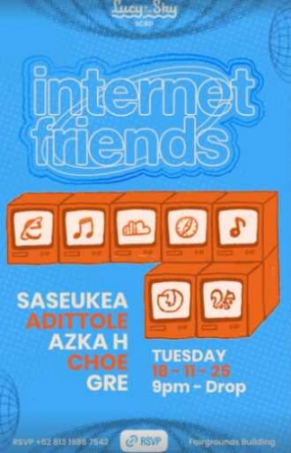 LUCY IN THE SKY SCBD JAKARTA - INTERNET FRIENDS