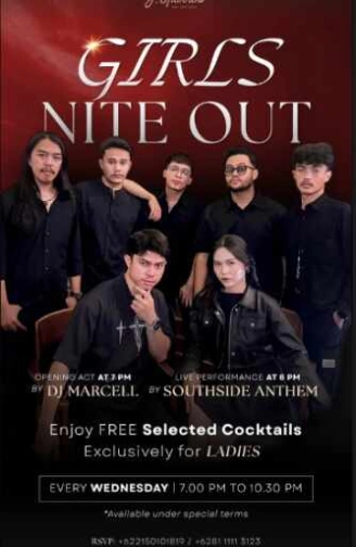 J SPARROW KUNINGAN JAKARTA - GIRLS NITE OUT
