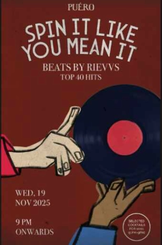 PUERO SENOPATI JAKARTA - SPIN IT LIKE YOU MEAN IT