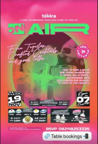 TEKIRA BLOK M JAKARTA - WEDNESDAY