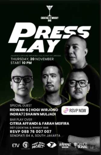 007 COCKTAIL & WHISKY BAR JAKARTA - PRESS LAY