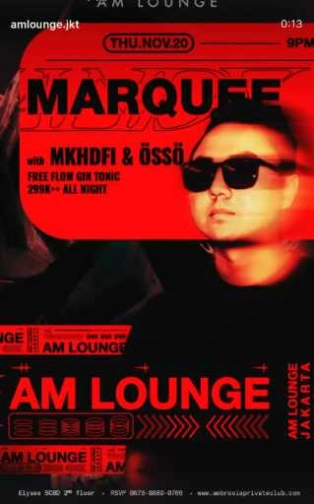 AM LOUNGE SCBD JAKARTA - THURSDAY
