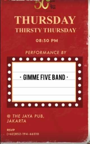 JAYA PUB JAKARTA - THIRSTY THURSDAY