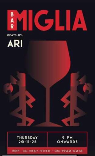 BAR MIGLIA JAKARTA - THURSDAY