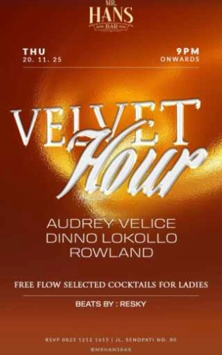 MR HANS BAR JAKARTA - VELVET HOUR