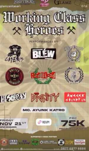 GLAMZ ANTASARI CILANDAK JAKARTA - WORKING CLASS GEROES