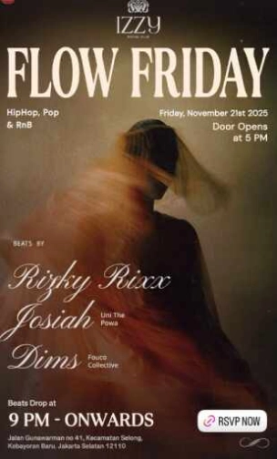 IZZY SOCIAL CLUB JAKARTA - FLOW FRIDAY
