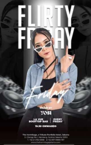 LA VUE ROOFTOP BAR JAKARTA - FLIRTY FRIDAY
