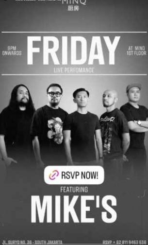 MINQ SENOPATI JAKARTA - FRIDAY
